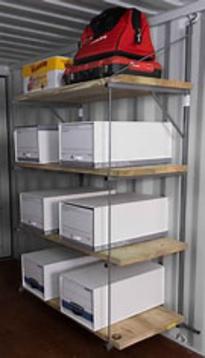 Three Shelf File Storage